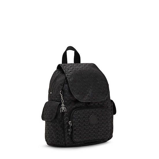 Kipling City Pack Mini Classic Printed Backpacks Signature Embossed | AU 1483VR